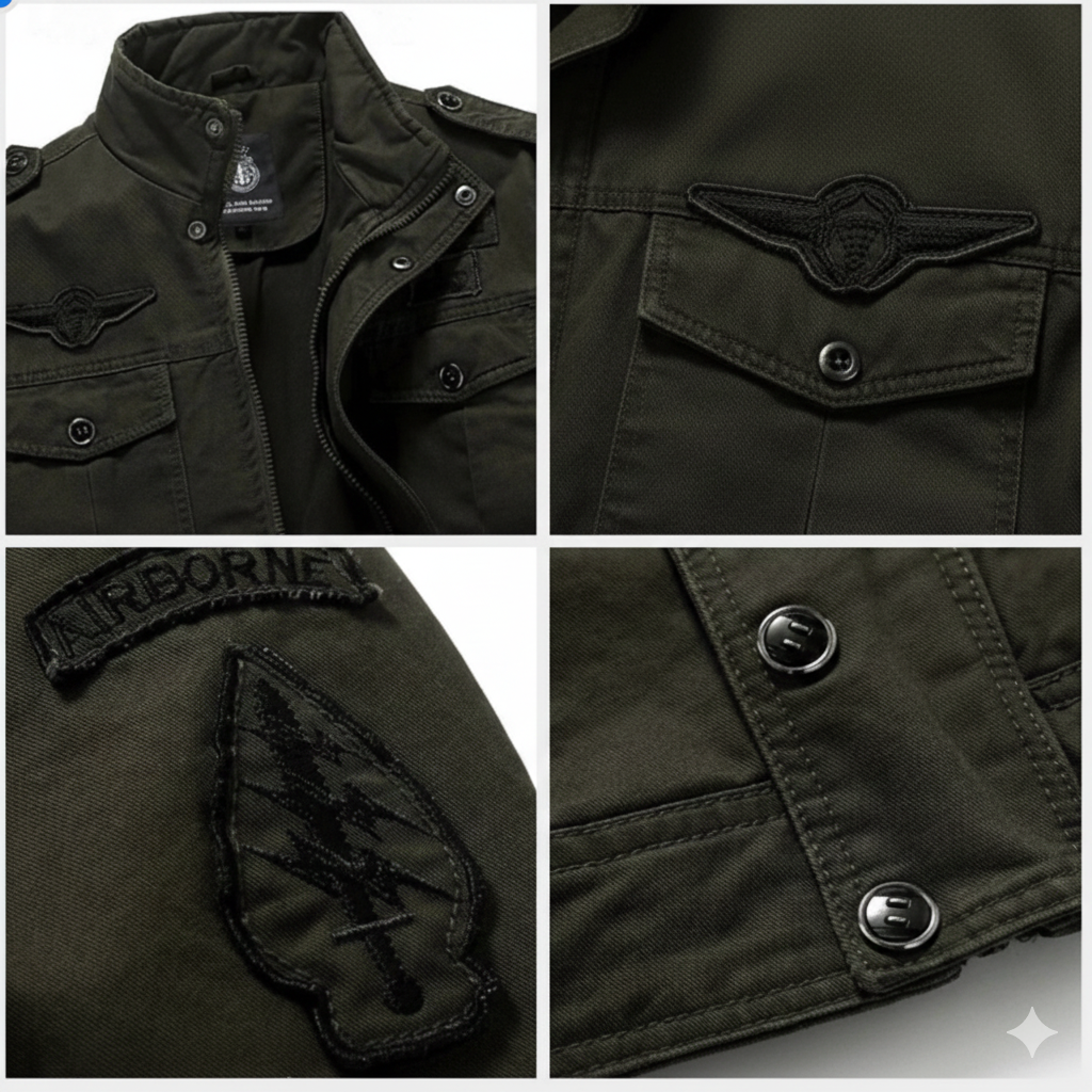 MARCEL | CHAQUETA MILITAR ESTRUCTURADA
