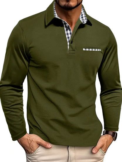 SACHA | POLO ELEGANTE DE MANGA LARGA