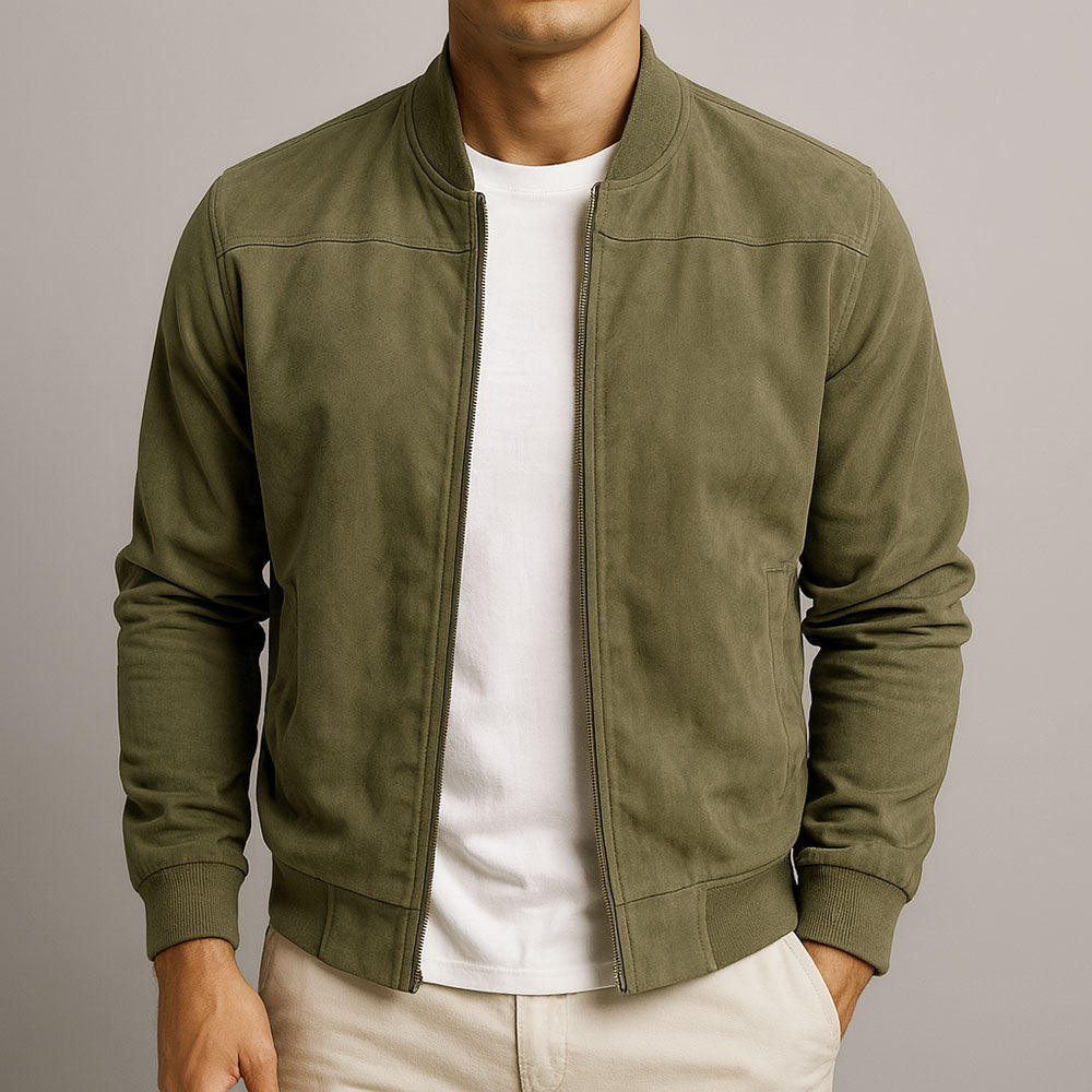 AMAURY | CHAQUETA URBANA DE PIEL DE ANTE