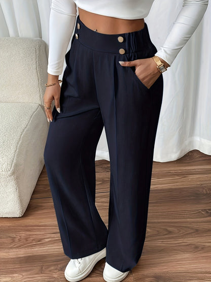 Pantalón sastre recto de elegancia desenfadada