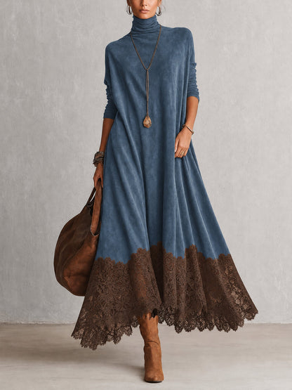 Petra | Vestido largo con bajo floral