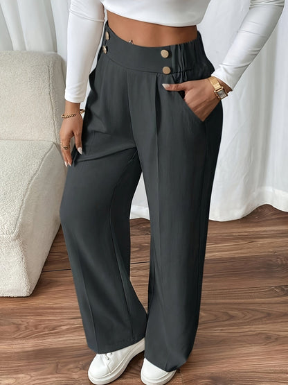 Pantalón sastre recto de elegancia desenfadada
