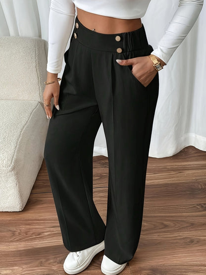 Pantalón sastre recto de elegancia desenfadada