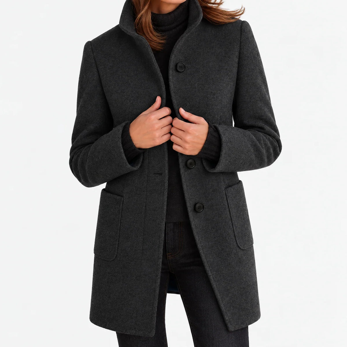 Claudia | Chaqueta de cuello alto