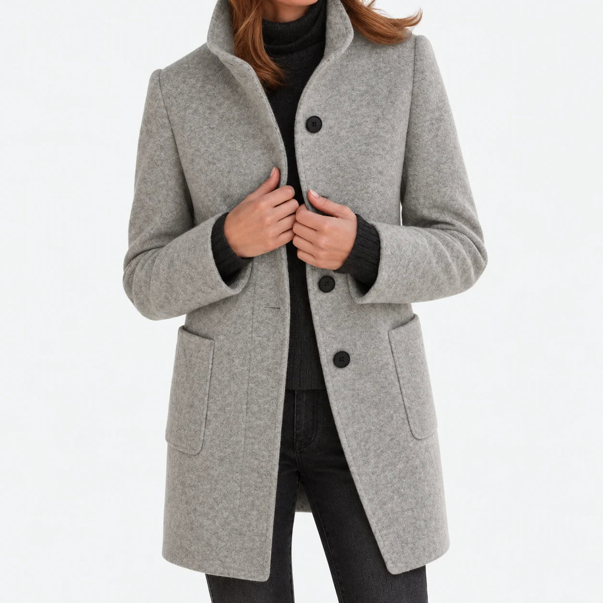Claudia | Chaqueta de cuello alto