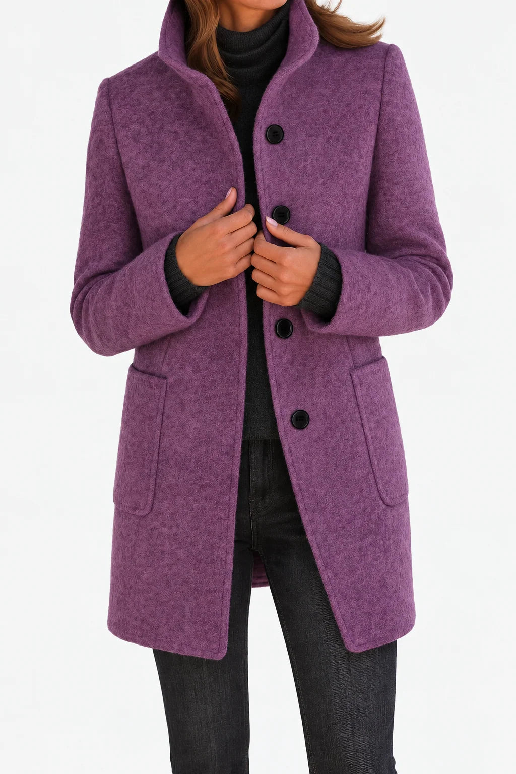 Claudia | Chaqueta de cuello alto