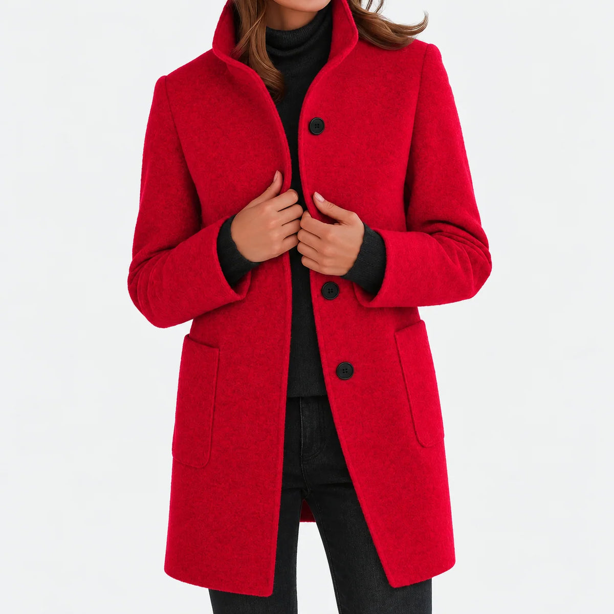 Claudia | Chaqueta de cuello alto