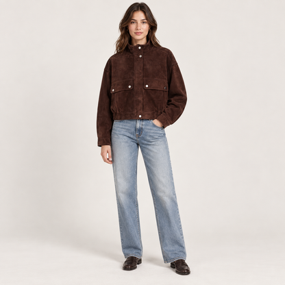 Chaqueta Efecto Ante Dalia
