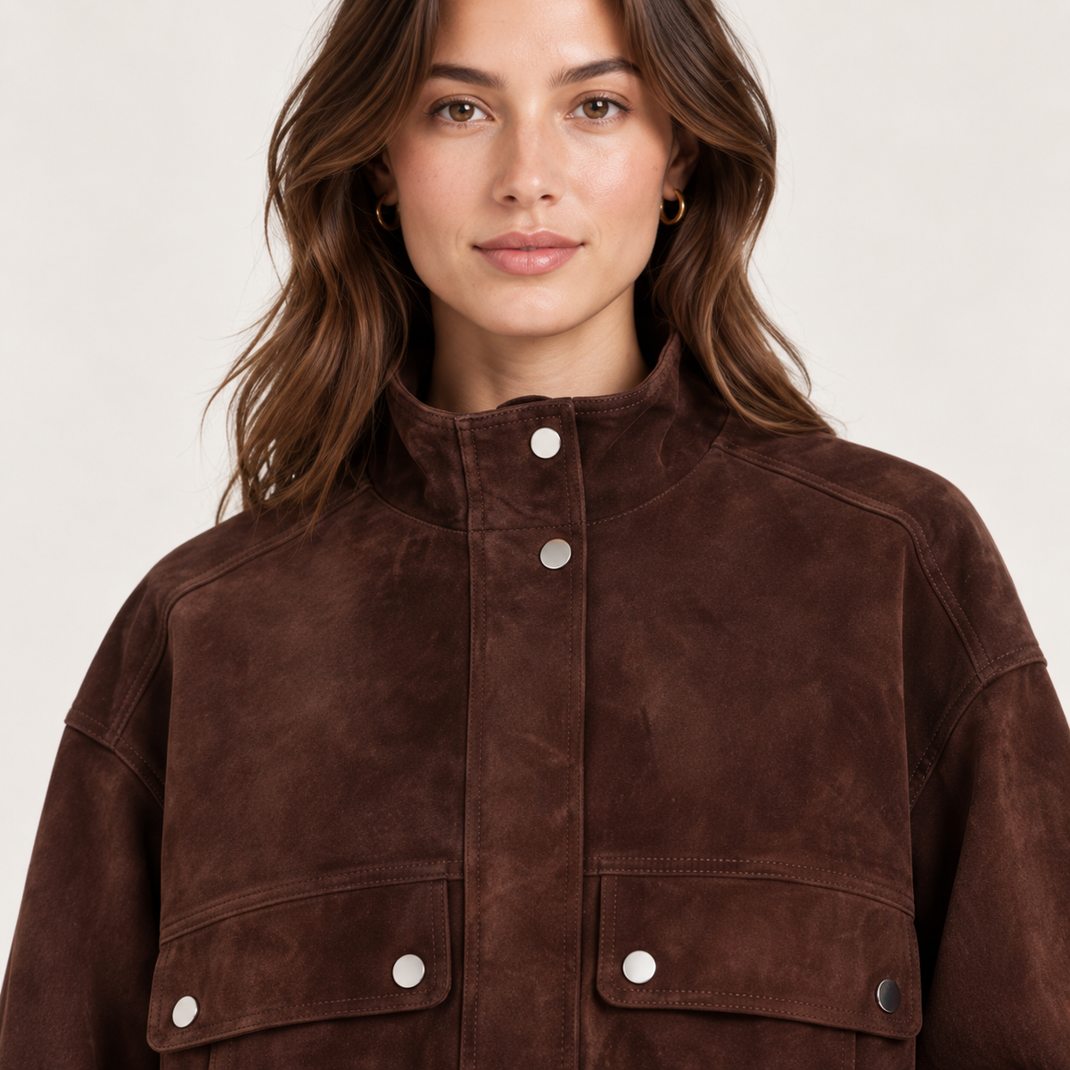 Chaqueta Efecto Ante Dalia