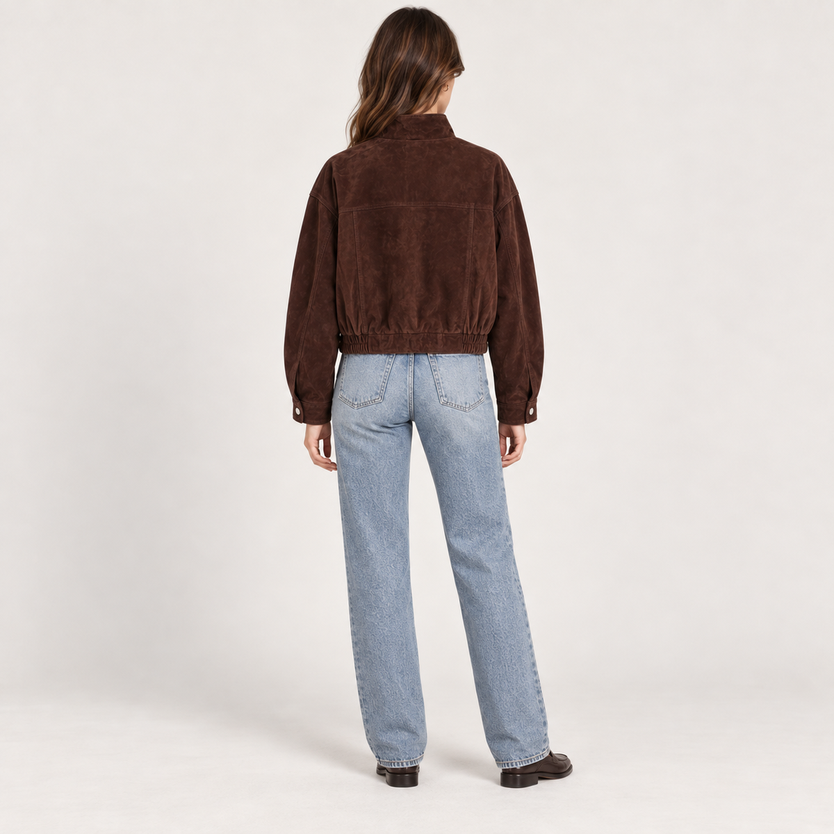 Chaqueta Efecto Ante Dalia