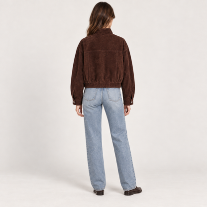 Chaqueta Efecto Ante Dalia