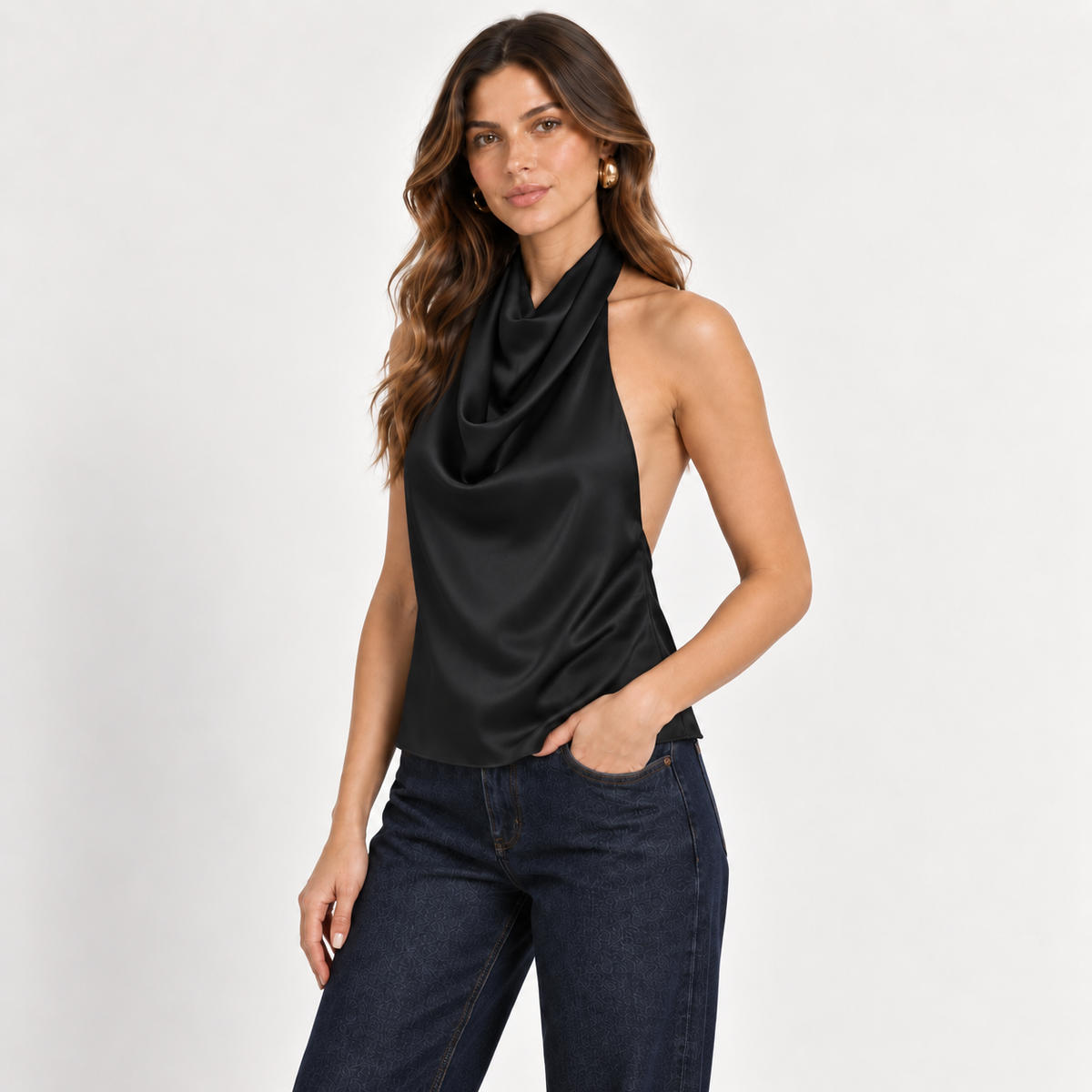 Blusa Halter Elara