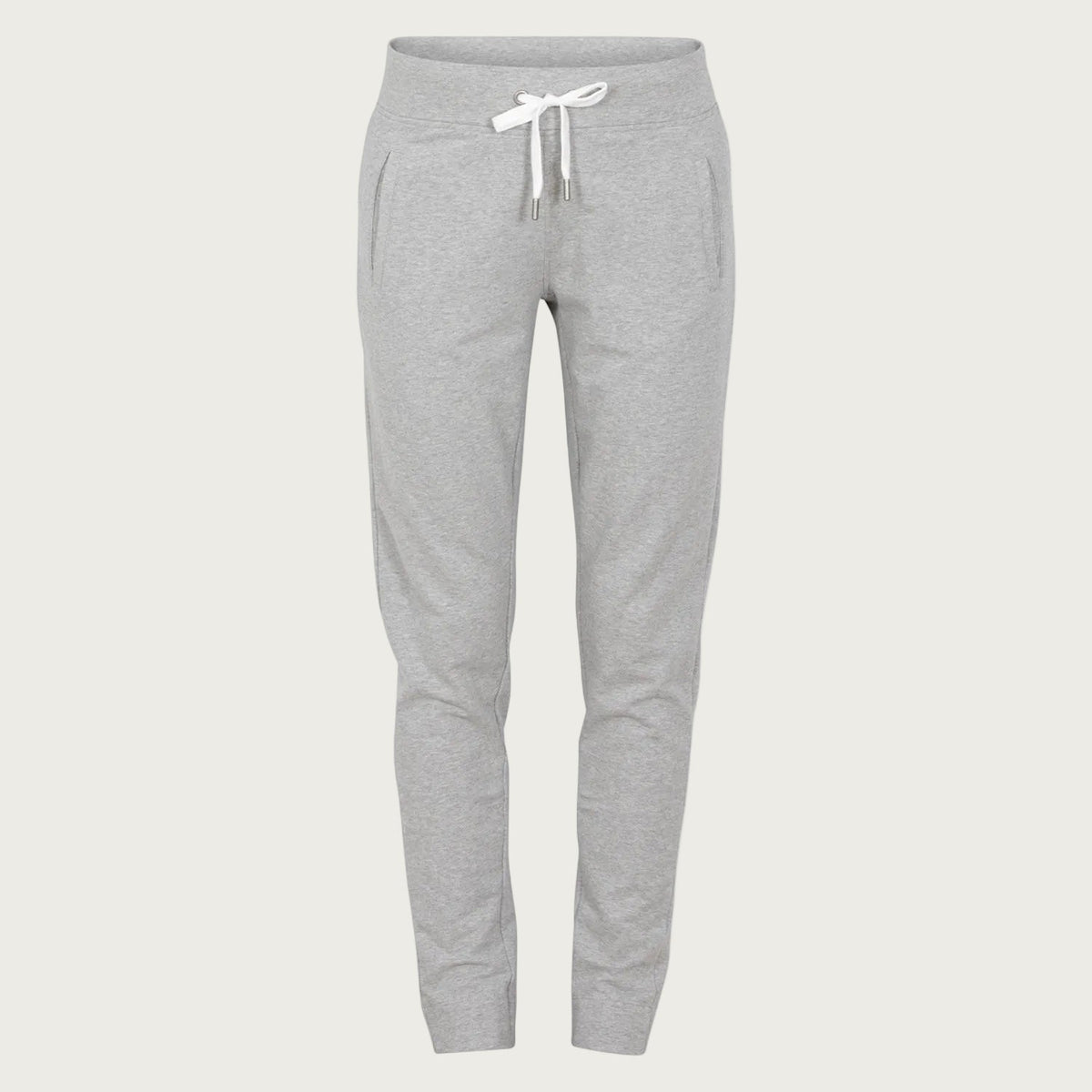 Pantalón recto elástico con cintura elástica