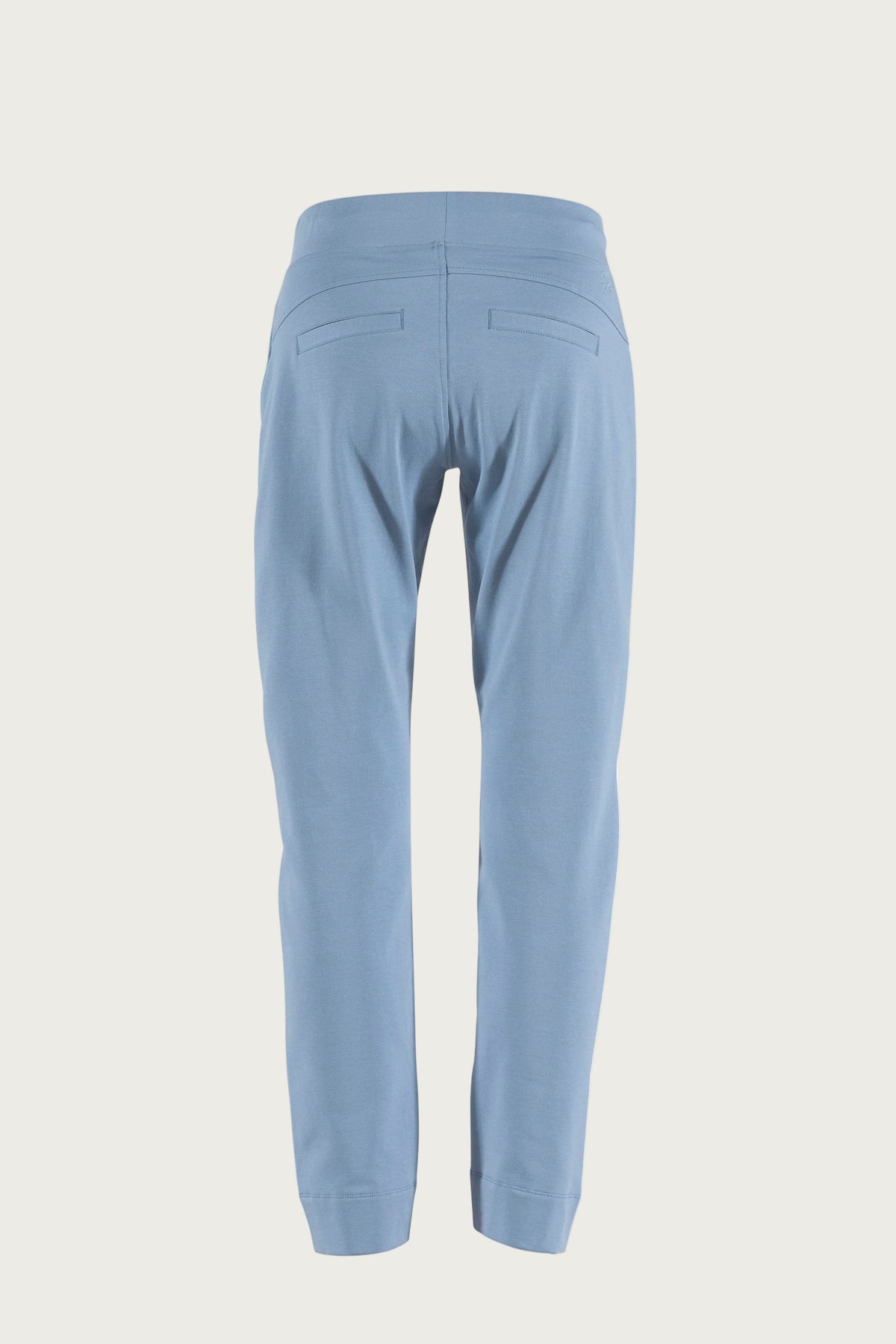Pantalón recto elástico con cintura elástica