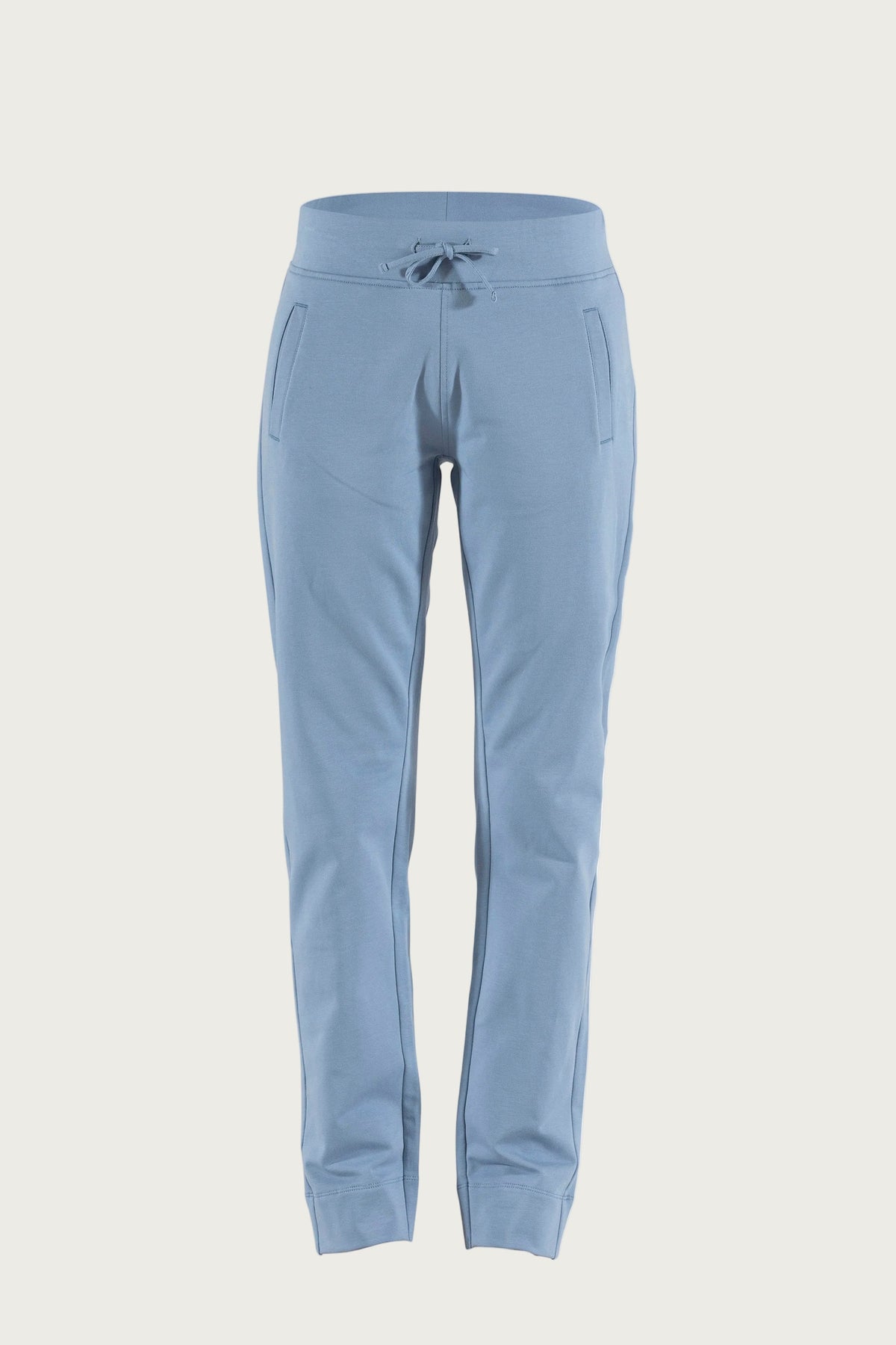 Pantalón recto elástico con cintura elástica