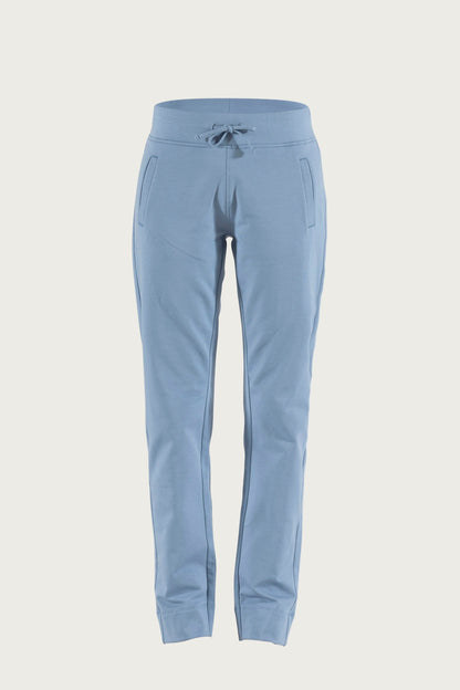 Pantalón recto elástico con cintura elástica