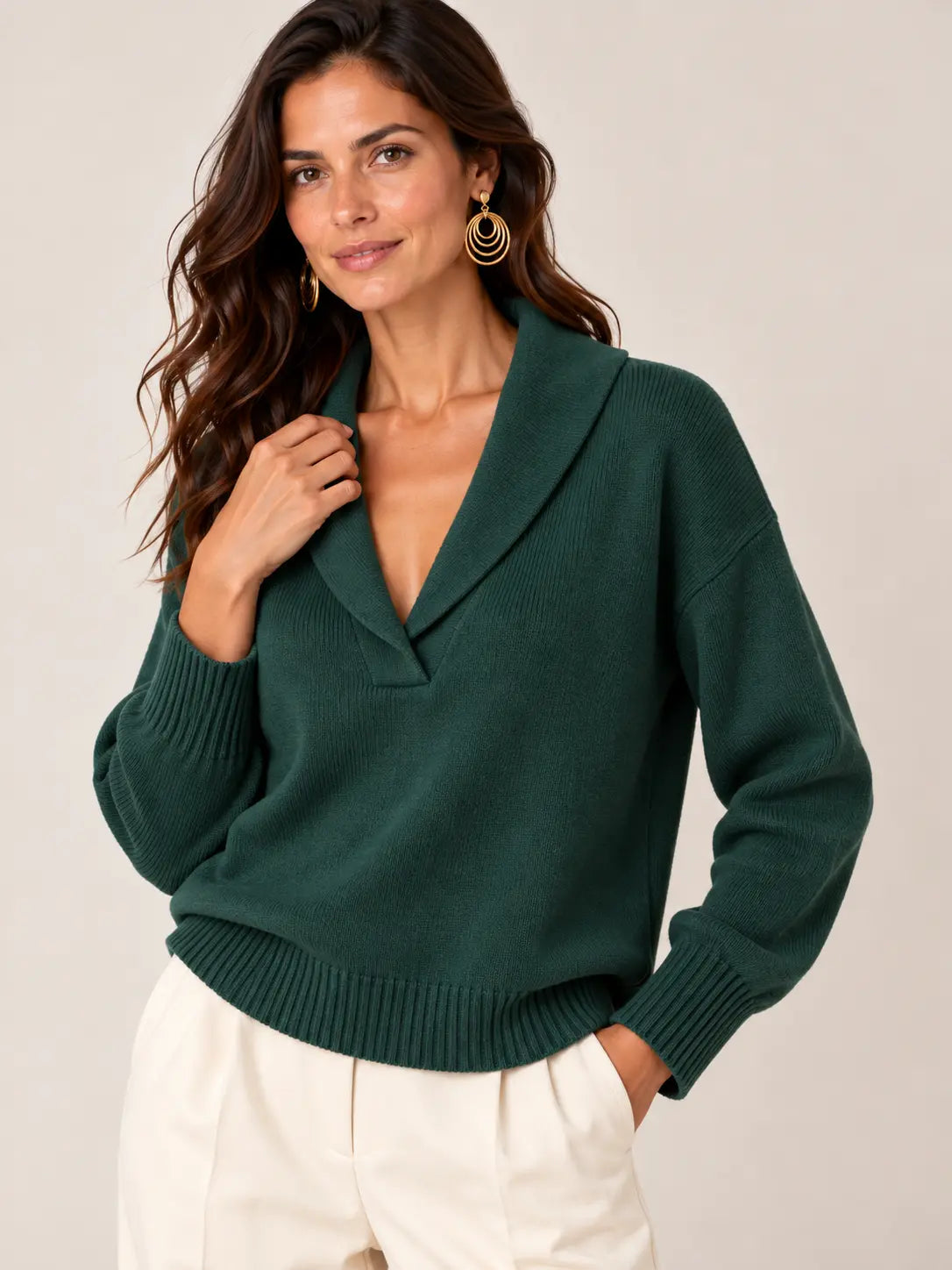 Jersey Cuello V Isolda