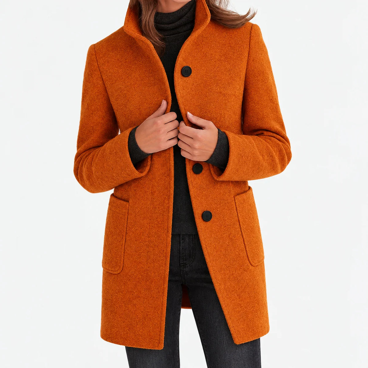 Claudia | Chaqueta de cuello alto
