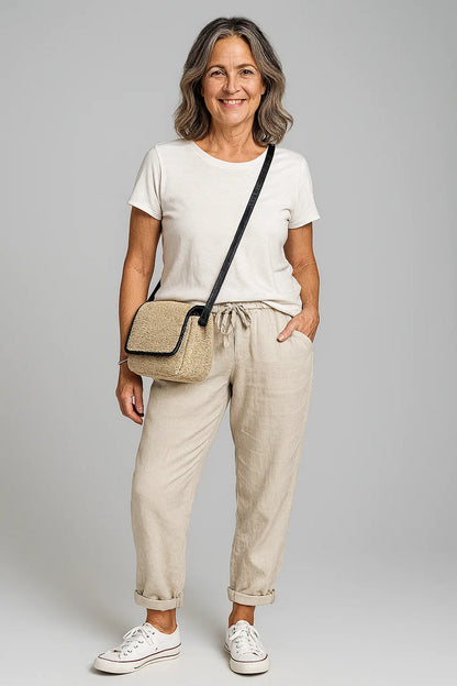 Pantalón elegante de algodón