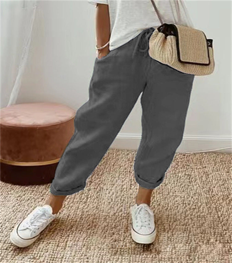 Pantalón elegante de algodón