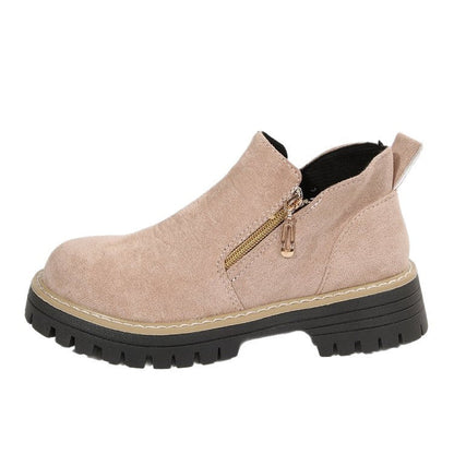 Blandine | Botines de plataforma con cremallera lateral