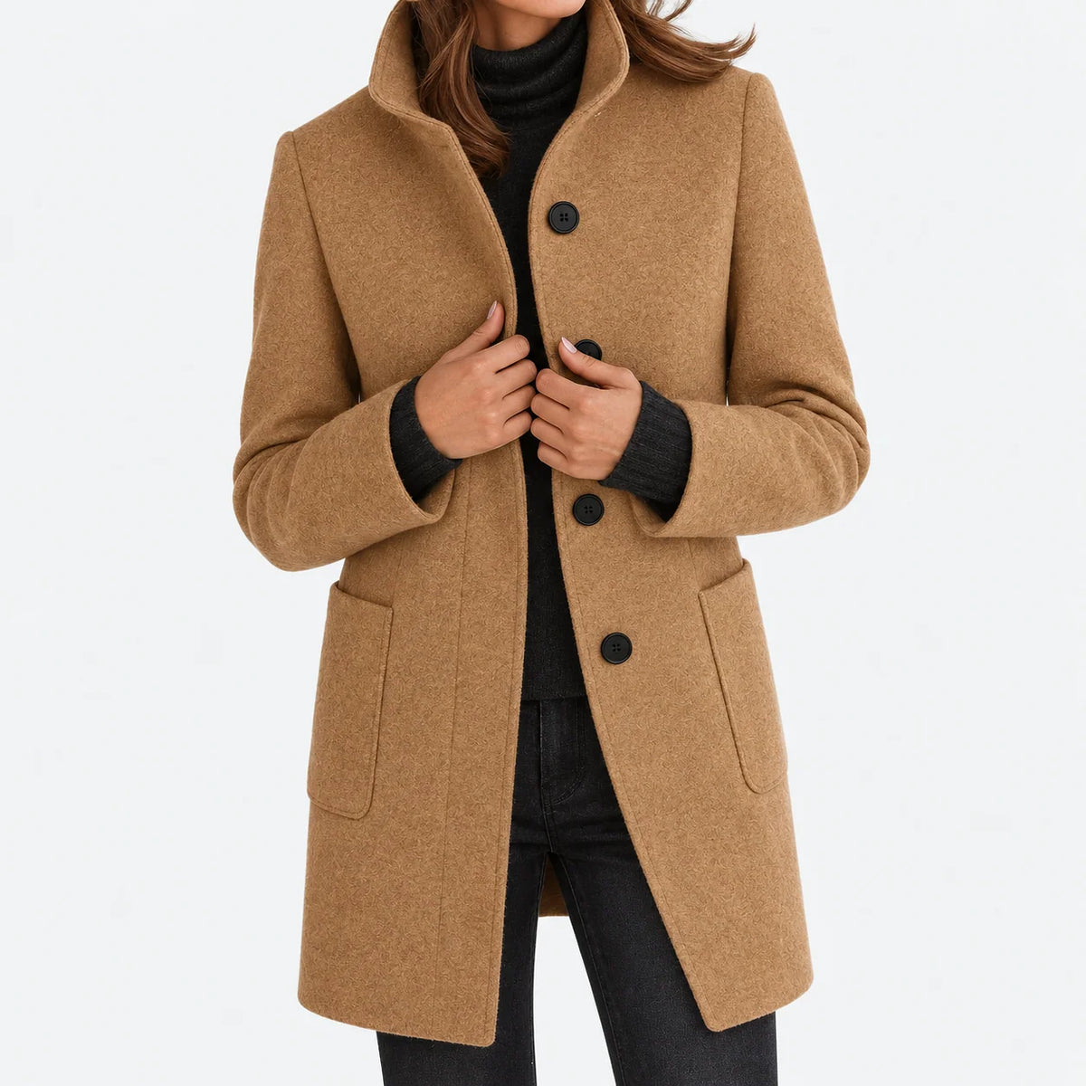 Claudia | Chaqueta de cuello alto