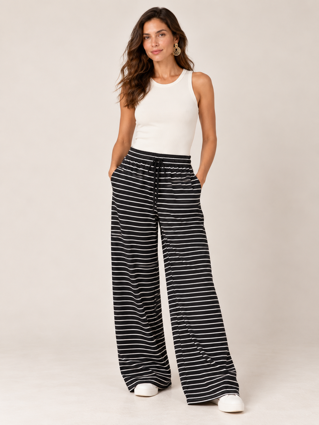 Pantalón Palazzo Rayado NORA