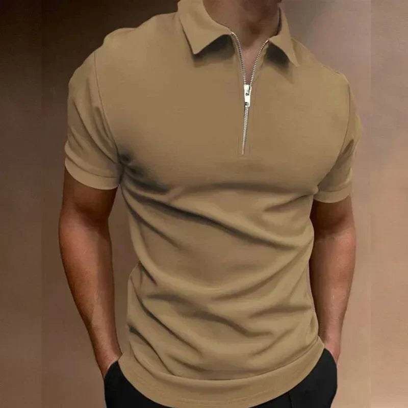 NICOLAS | POLO ELEGANTE Y MODERNO CON CREMALLERA