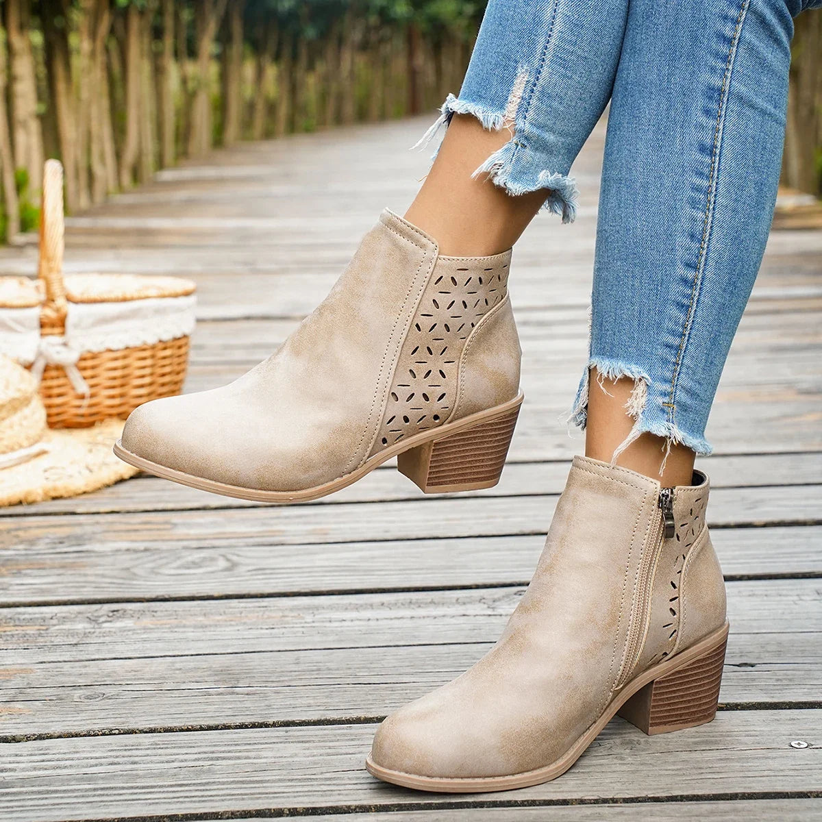 Garance | Botines western de tacón medio