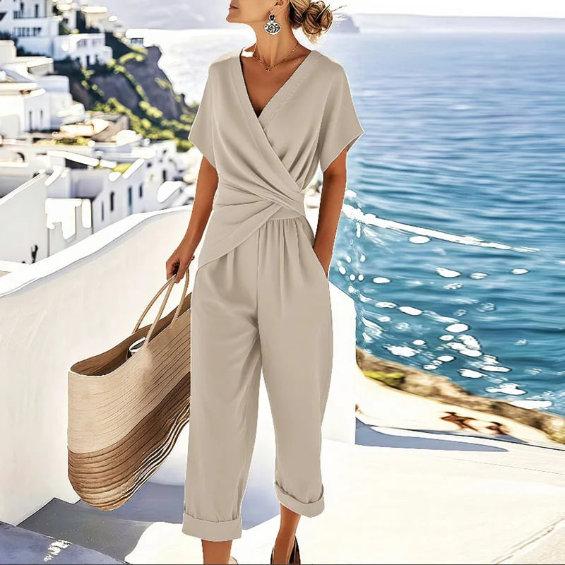 Mykonos | Conjunto de Dos Piezas con Top Cruzado