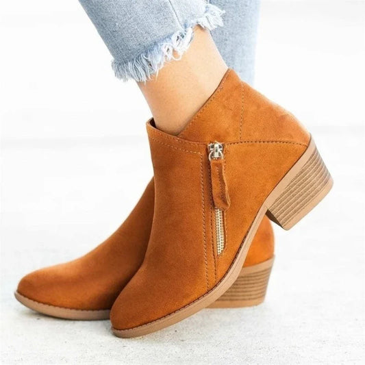 Capucine | Botines bajos impermeables de ante sintético