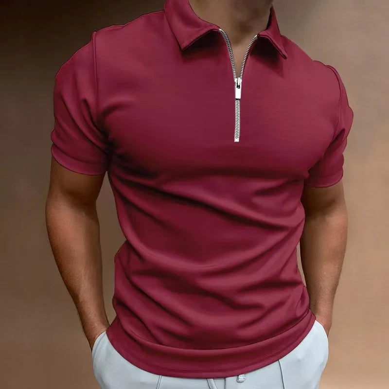 NICOLAS | POLO ELEGANTE Y MODERNO CON CREMALLERA