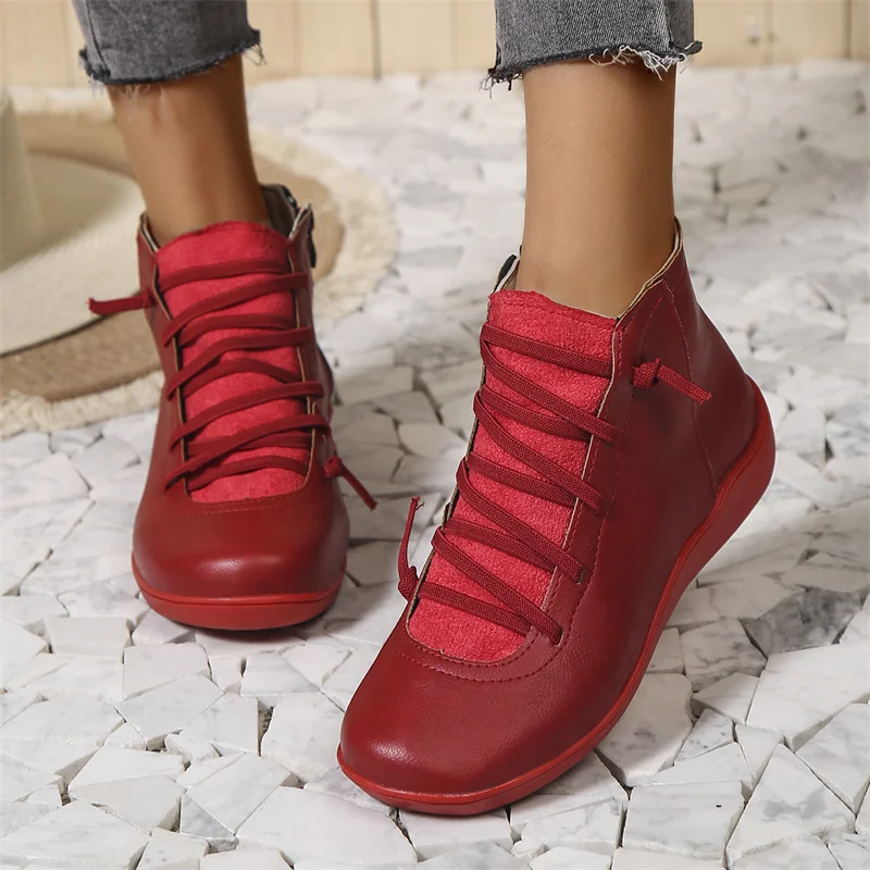 Helen | Botines con cremallera y suela antideslizante