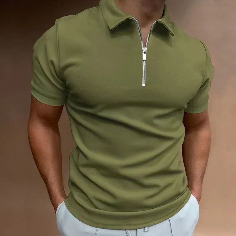 NICOLAS | POLO ELEGANTE Y MODERNO CON CREMALLERA