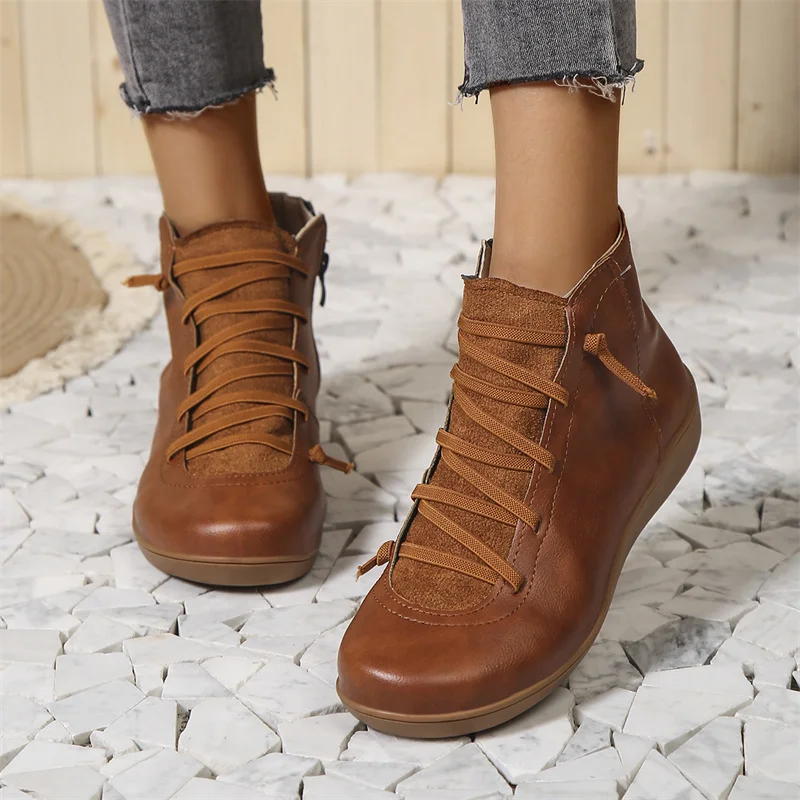 Helen | Botines con cremallera y suela antideslizante