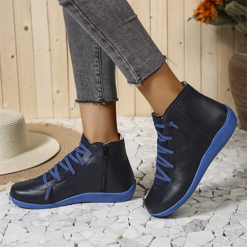 Helen | Botines con cremallera y suela antideslizante