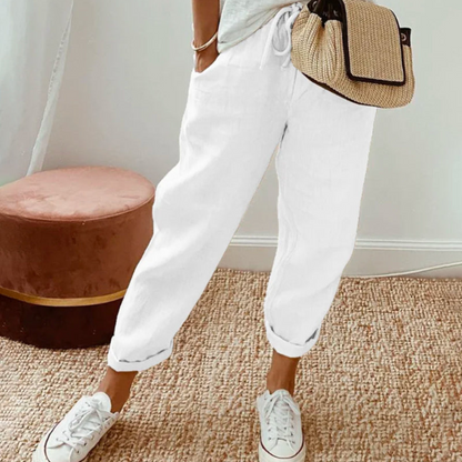 Pantalón elegante de algodón