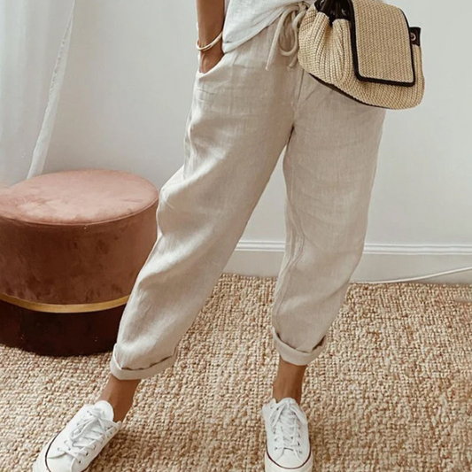 Pantalón elegante de algodón