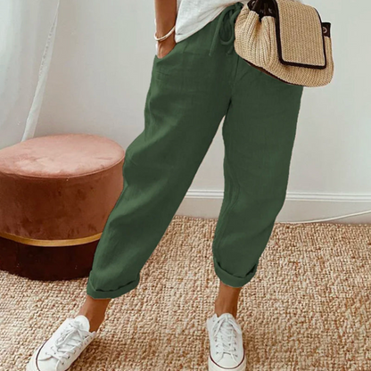Pantalón elegante de algodón