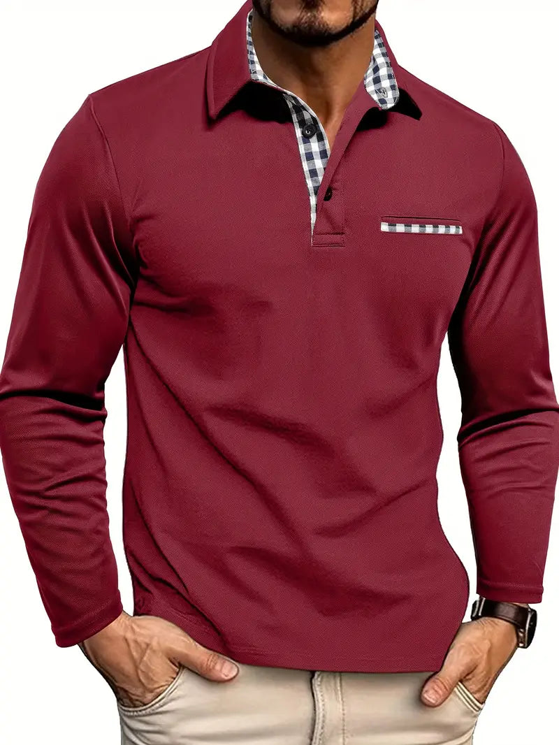 SACHA | POLO ELEGANTE DE MANGA LARGA