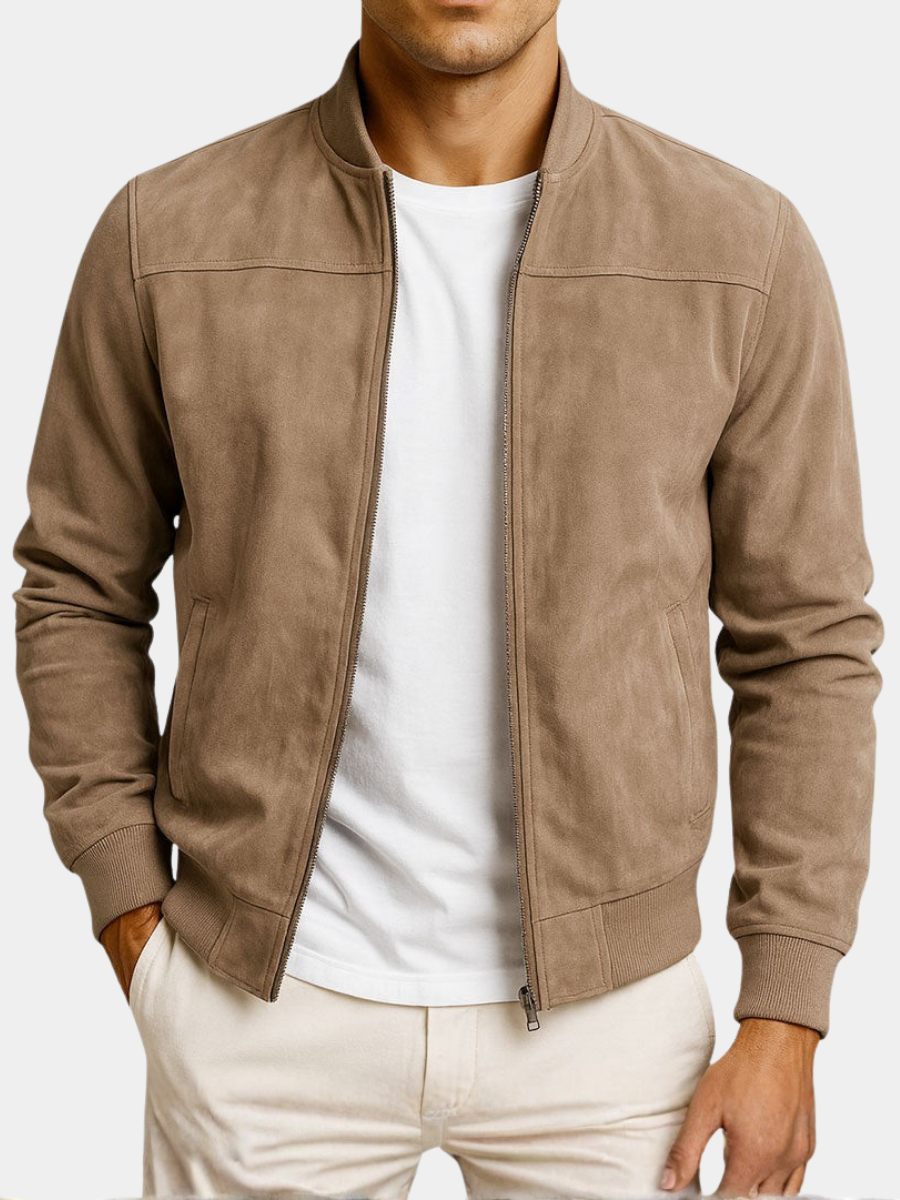 AMAURY | CHAQUETA URBANA DE PIEL DE ANTE
