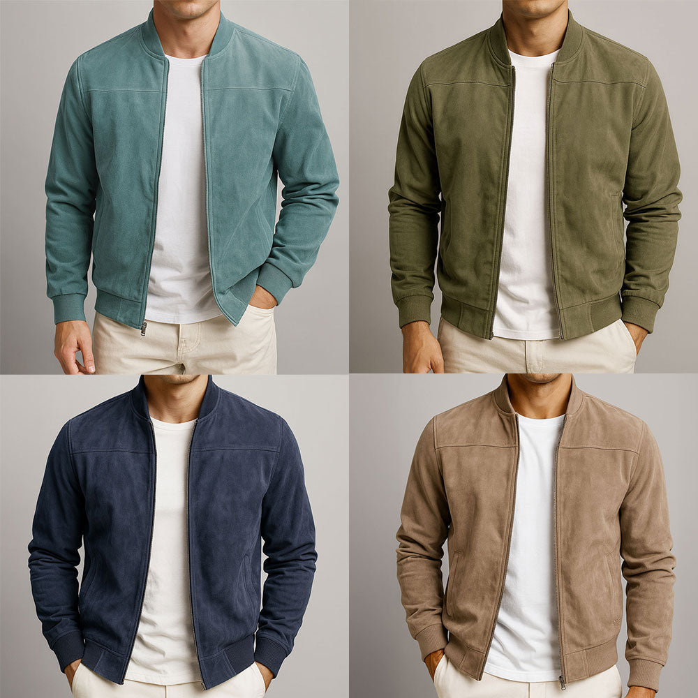 AMAURY | CHAQUETA URBANA DE PIEL DE ANTE