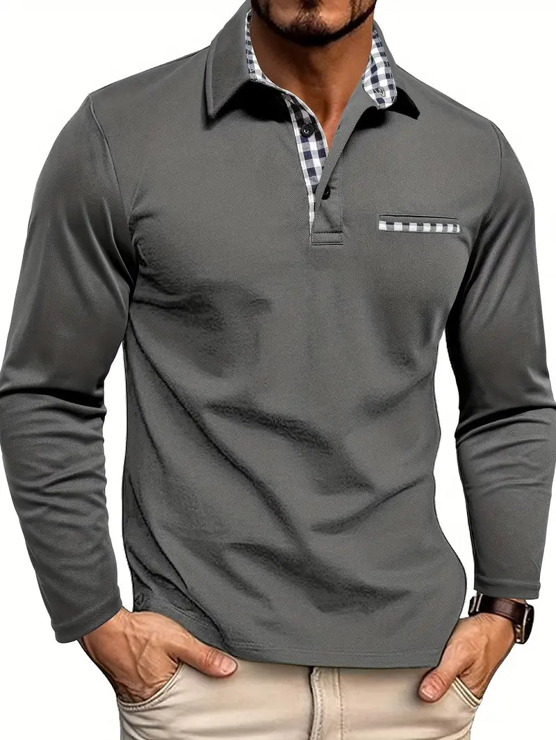 SACHA | POLO ELEGANTE DE MANGA LARGA