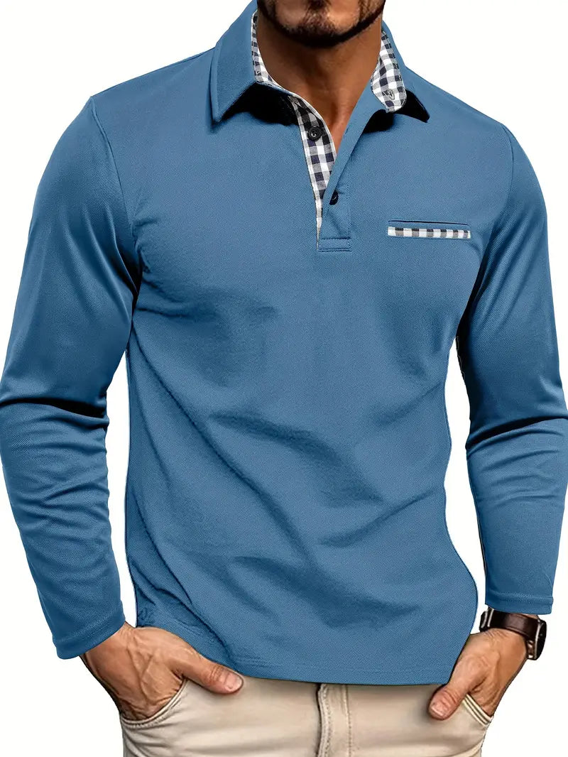 SACHA | POLO ELEGANTE DE MANGA LARGA