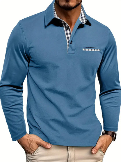 SACHA | POLO ELEGANTE DE MANGA LARGA