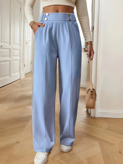 Pantalón sastre recto de elegancia desenfadada